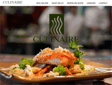 Tablet Screenshot of culinaireintl.com